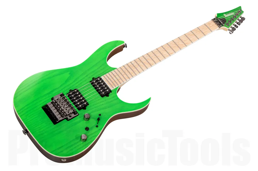 Achat Immédiat Ibanez RGR5220M TFG Prestige - Transparent Fluorescent Green