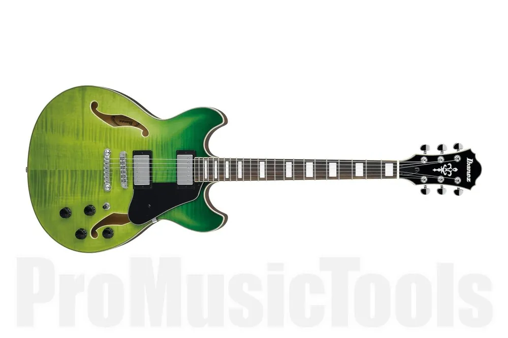 Ibanez AS73FM GVG Artcore - Green Valley Gradation Marque