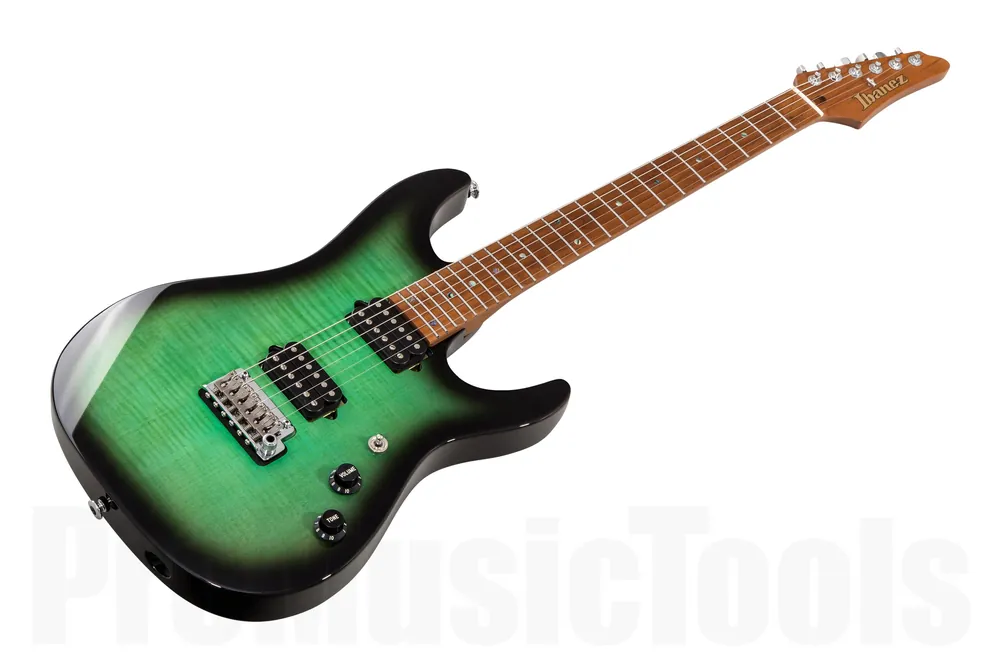 Ibanez MSM100 FGB Marco Sfogli Signature - Fabula Green Burst Top Vente