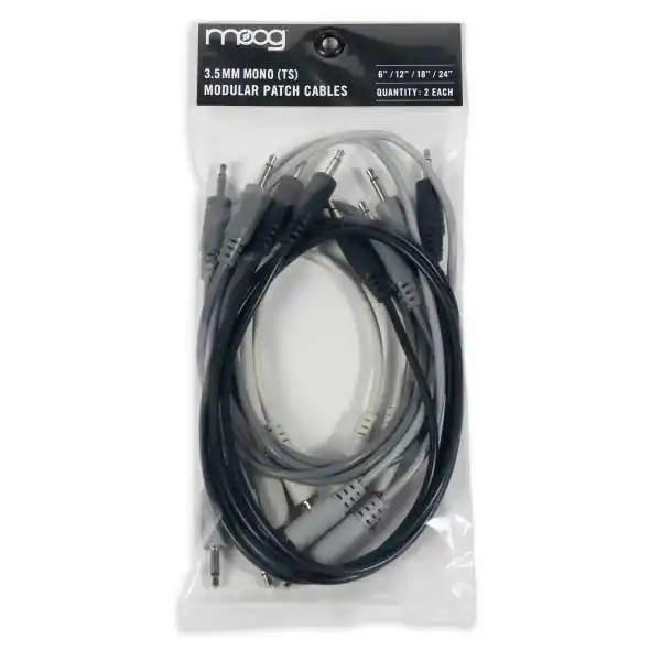 MoogSET 8CABLES MINI JACK MONO 3.5mm (15cm, 30cm, 45cm, 60cm) Super Prix
