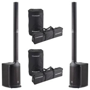 Bon Marché Audiophony - Pack 2x MOJO2000LIVE avec Housses de Protection