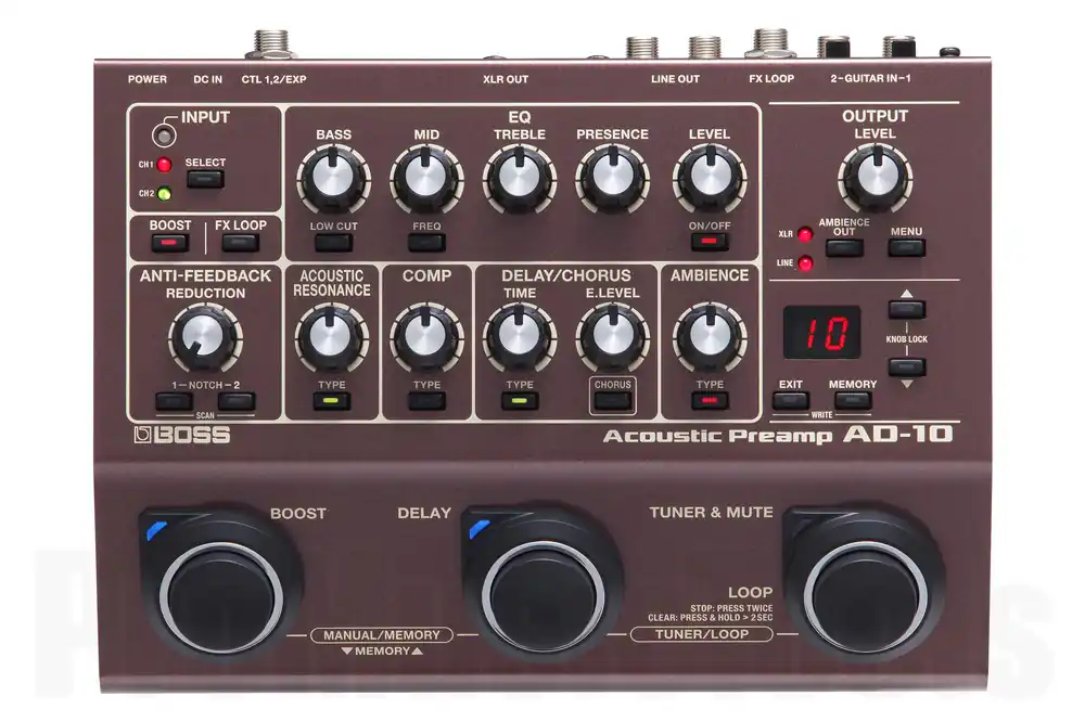 Boss AD-10 Acoustic Preamp Soldes
