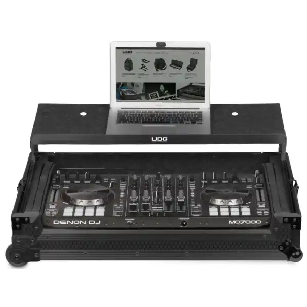Usine Directe UDGUltimate Flight Case Multi Format XXL Plus (Laptop Shelf, Trolley & Wheels) - U91054BL