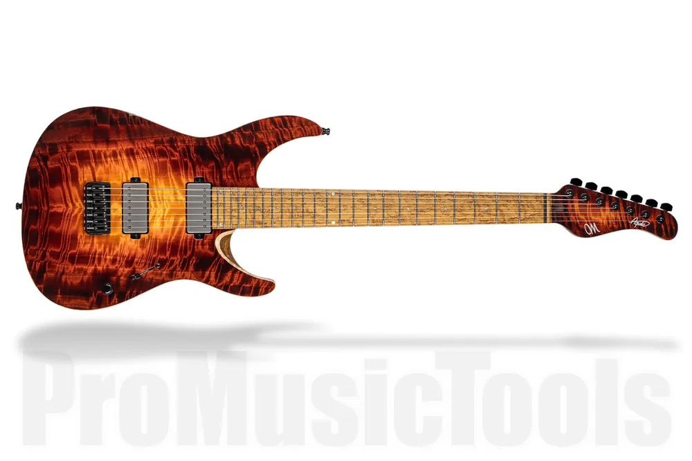 Jusqu'à Épuisement Des Stocks Mayones Aquila Elite S 7 Curly Poplar - Lava Burst Gloss