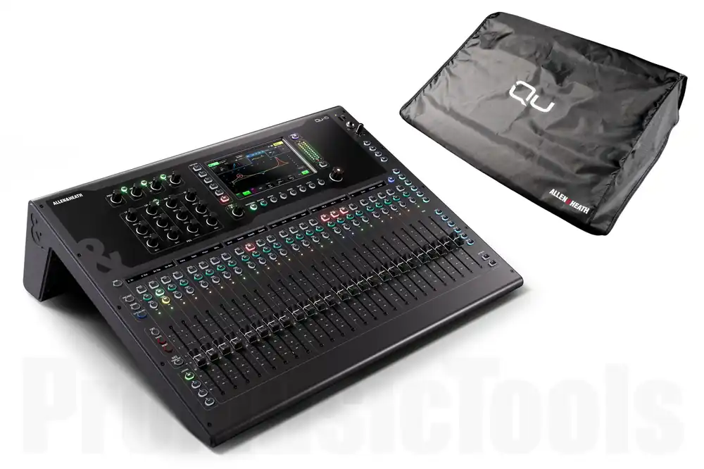 Allen & Heath Qu-6 incl. Dust Cover - Bundle Set Paiement Sécurisé