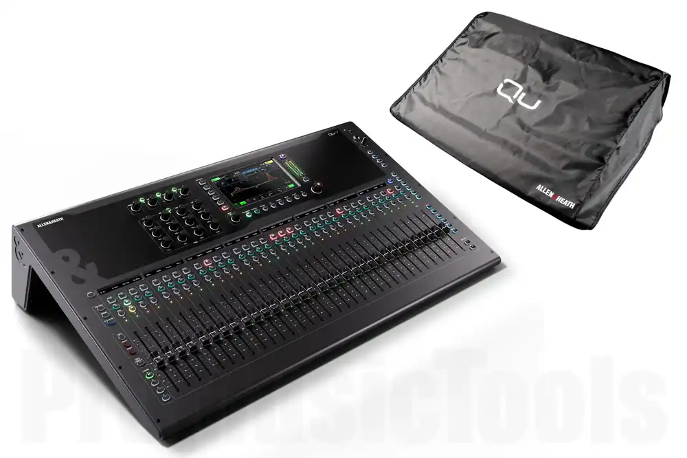 Solde Allen & Heath Qu-7 incl. Dust Cover - Bundle Set