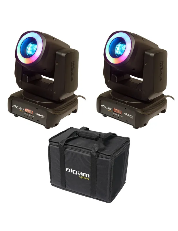 Achetez Aujourd'hui Algam Lighting - Pack 2X MSR60 + 1 Housse Offerte