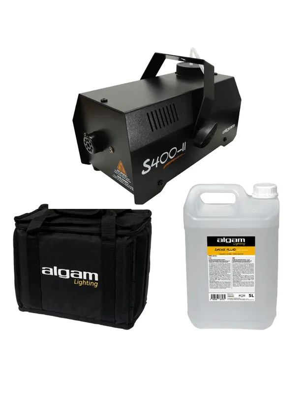 Expédié Aujourd'hui Algam Lighting - Pack S400-II + LAL BAG-32X17X25 + 1 Liquide 5L Fumée Densité Légère
