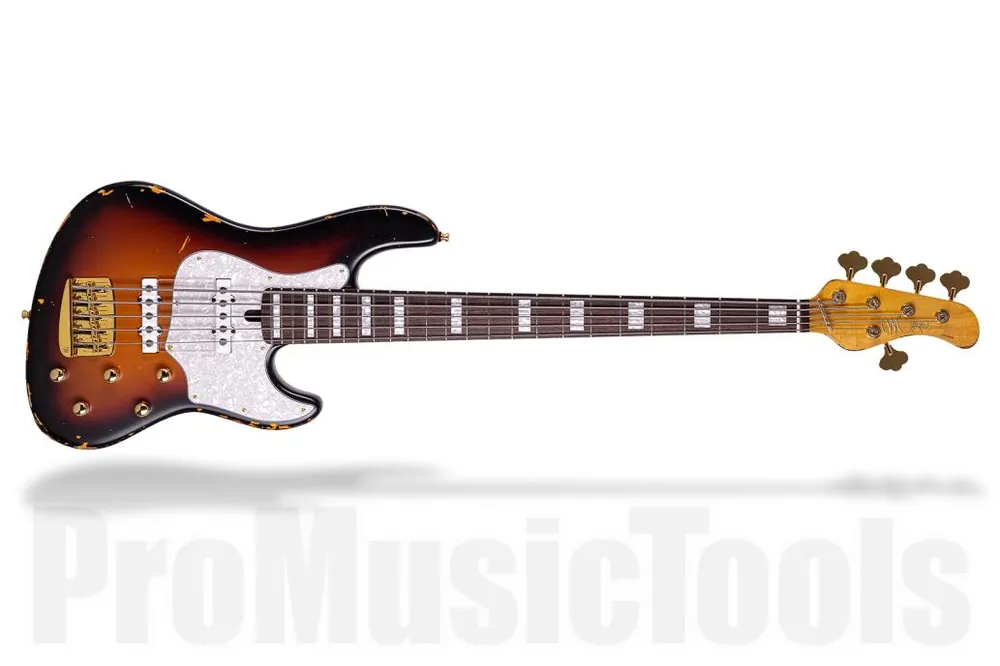 Meilleure Vente Mayones Jabba HF Aged 5 Hadrien Feraud Signature - Aged Sunburst Nitro