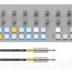 Torso Electronics T-1 White inkl. Cordial CPI 0,9 ZZ Patch Cable - Bundle Set Produit De Marque