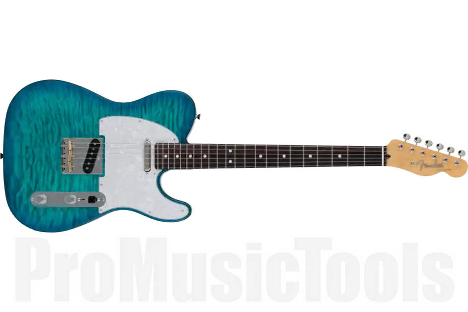 Fender 2024 Collection Made in Japan Hybrid II Telecaster RW - Quilt Aquamarine Remise