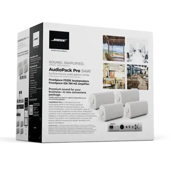 Bose ProfessionalAUDIOPACK PRO S4W Expédition Rapide