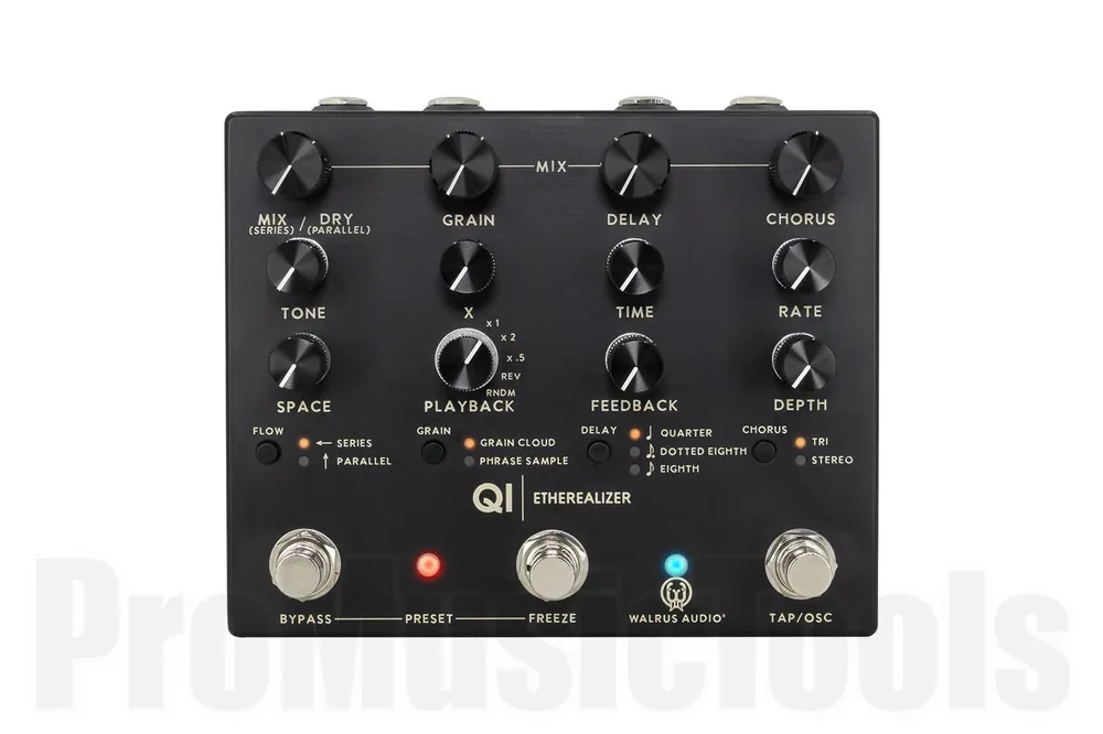 Walrus Audio Qi Etherealizer - Black Haute Qualité