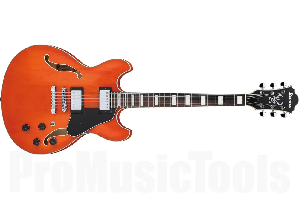 Ibanez AS73 TTF - Transparent Tangerine Flat Artcore Quantité Limitée