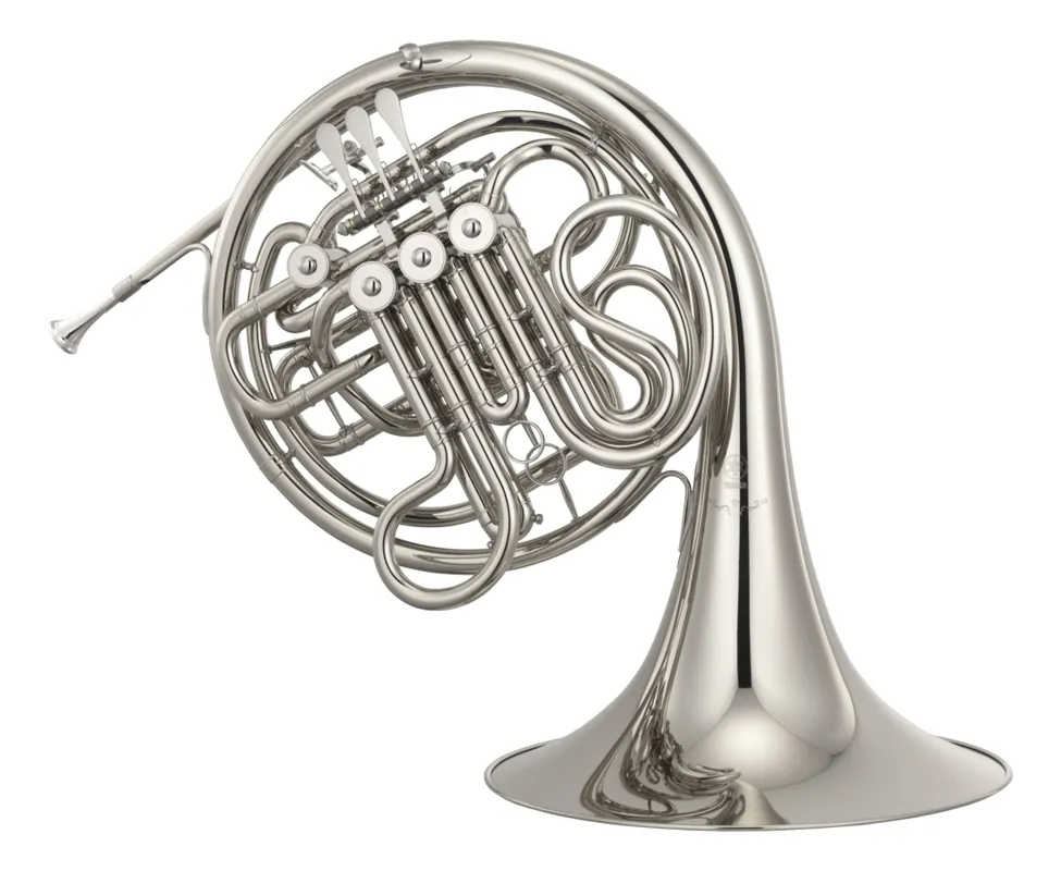 Acheter Direct Yamaha Band Professional Kruspe Wrap Double French Horn - Silver Nickel