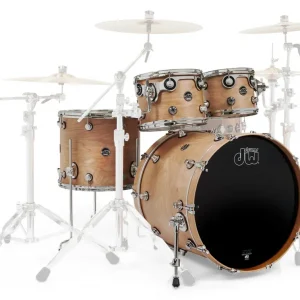 Achat Immédiat Drum Workshop Limited Edition Birch Performance Series 4-Piece Shell Pack (22,10,12,16) - Natural Satin Oil