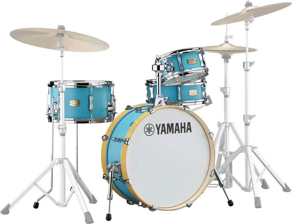 Acheter En Ligne Yamaha Stage Custom Hip 4-Piece Shell Pack (20,10,13,SD) - Matte Surf Green