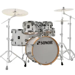 Commande En Gros Sonor AQ2 Stage 5-Piece Shell Pack (22,10,12,16,SD) - White Pearl