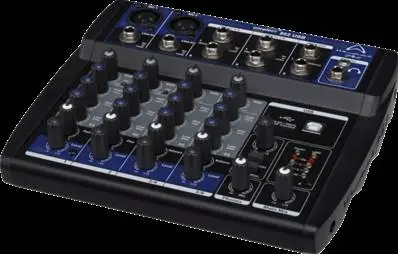 Nouvelle Collection Wharfedale CONNECT802-USB-BK - mini mixeur 8 entrees usb