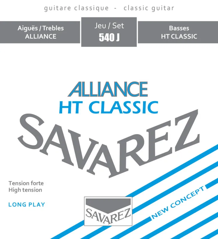 Retour Gratuit Savarez Alliance HT Classic Guitar Strings - High Tension