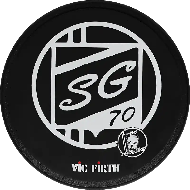 Vente Directe DISCONTINUE Vic Firth PADSG - pad steve gadd 70th - 8