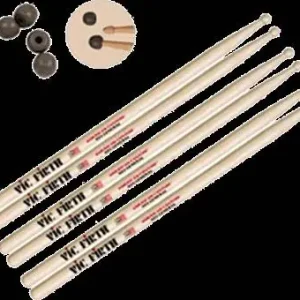 DISCONTINUE Vic Firth PSD1-UPT - pack 3 paires sd1 practice tips Achetez Aujourd'hui