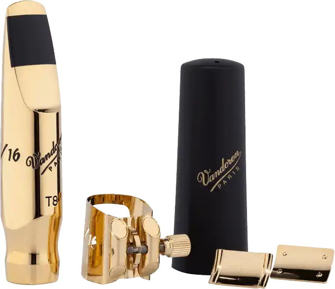 Vandoren SM824GMKO - kit bec métal V16 T8 Médium pour saxophone ténor Certifié