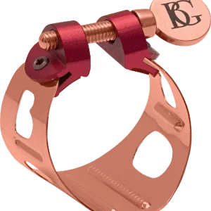 Marque BG LDS9 - Duo plaquée or rose - ligature saxophone soprano