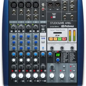 PreSonus StudioLive AR8c 8-Channel USB Hybrid Performance/Recording Mixer Offre Spéciale