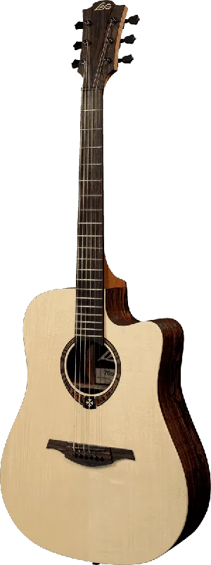 Prix Réduit DISCONTINUE Lag T270DCE - dreadnought Cutaway electro