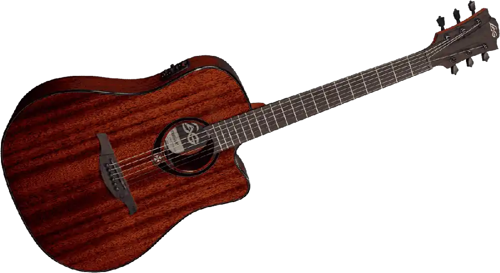 Meilleure Vente DISCONTINUE Lag T90DCE - dreadnought Cutaway electro