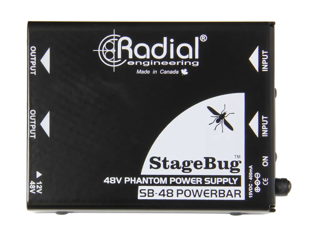 Radial StageBug SB-48 Dual Phantom Power Supply Prix Promo