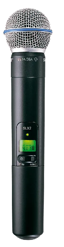 Nouvelle Collection DISCONTINUE Shure SLX2-beta58-L4 - emetteur main capsule beta58