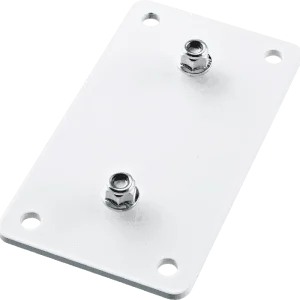 Bon Marché K M 24356W - plaque blanche pour fixation enceinte