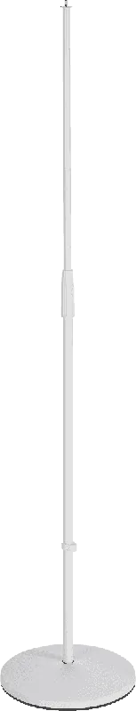 Nouvel Arrivage K M 260-1W - pied mic telesc base ronde blanc
