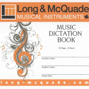 Remise Long & McQuade Music Dictation Book - 8 Stave - 24 Page