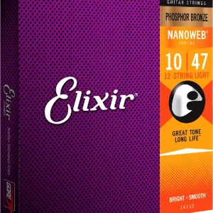 Elixir 16152 - light / 12 cordes Livraison Express