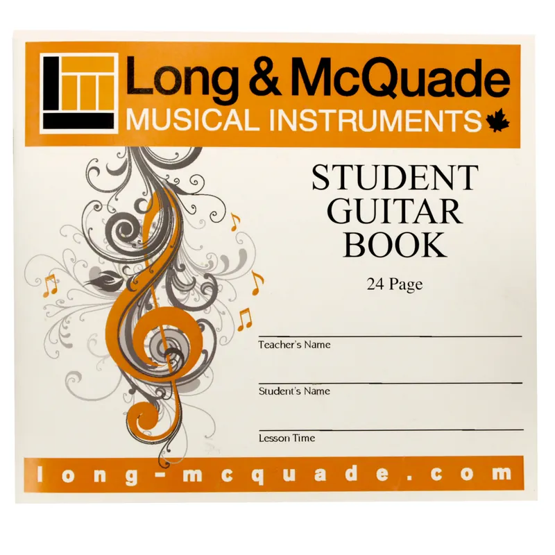 Achat Immédiat Long & McQuade Student Guitar Book - Staff Lines/TAB/Grid - 24 Page
