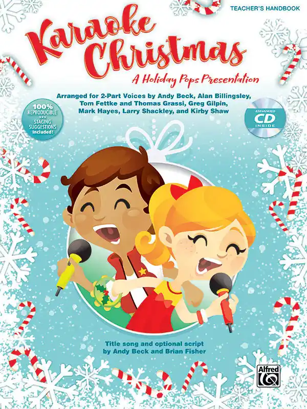 Alfred Publishing Karaoke Christmas - Beck et al. - Teacher‘s Handbook/Enhanced CD Usine Directe
