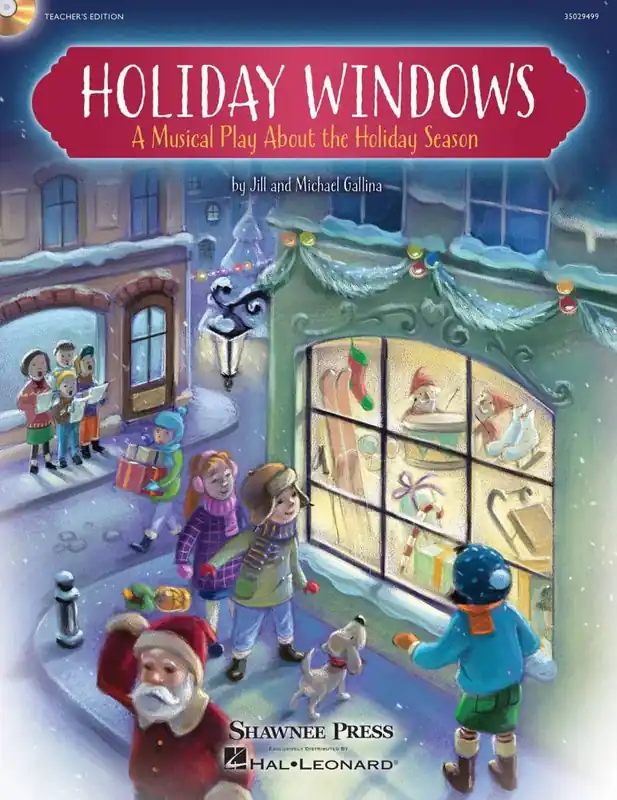 Nouveauté Shawnee Press Holiday Windows - Gallina/Gallina - Teacher Book/Student CD-ROM
