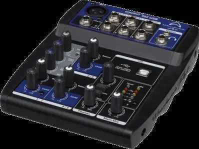 Wharfedale CONNECT502-USB-BK - mini mixeur 5 entrees avec us Meilleure Vente