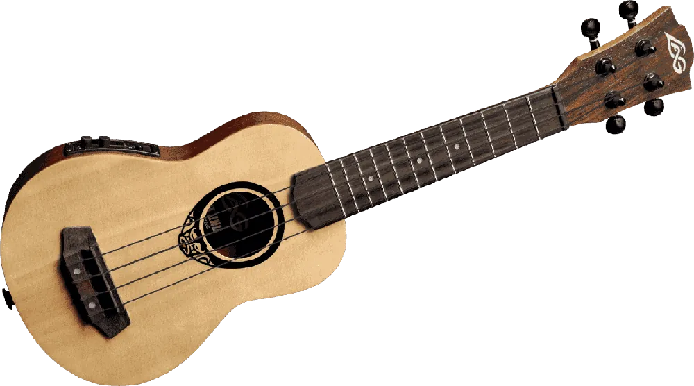 Offre Spéciale Lag BABYTKU150SE - Tiki Uku Baby-Soprano acoustic electric