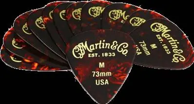 Dernière Chance DISCONTINUE Martin A0050 - Sachet de 12 médiators