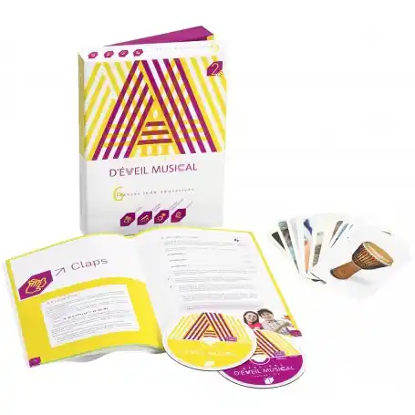 Fuzeau 71262 - COFFRET CD ATELIER D‘EVEIL MUSICAL, JAUNE Solde