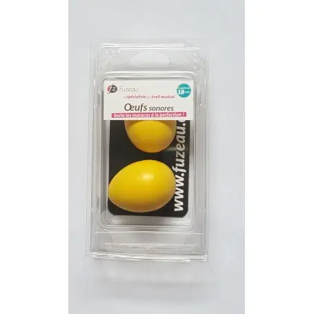 Authentique Fuzeau 98285 - oeufs sonores jaunes (36g), sous blister