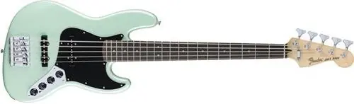 Top Vente Fender Deluxe Active Jazz Bass V Pau Ferro Fingerboard Surf Pearl