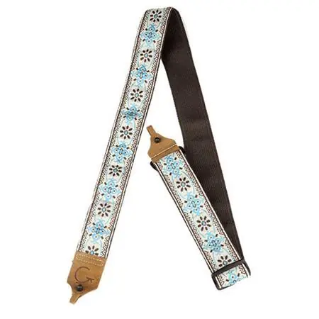 Dernier Modèle DISCONTINUE Gretsch G BRAND BANJO STRAP BLUE/brown