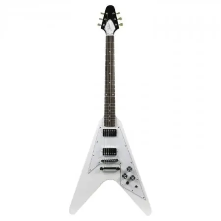 Prix Bas DISCONTINUE Tokai Flying V FV 63 Snow White