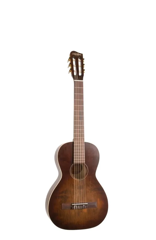 Solde DISCONTINUE art Lutherie Roadhouse Bourbon Burst Nylon Parlor
