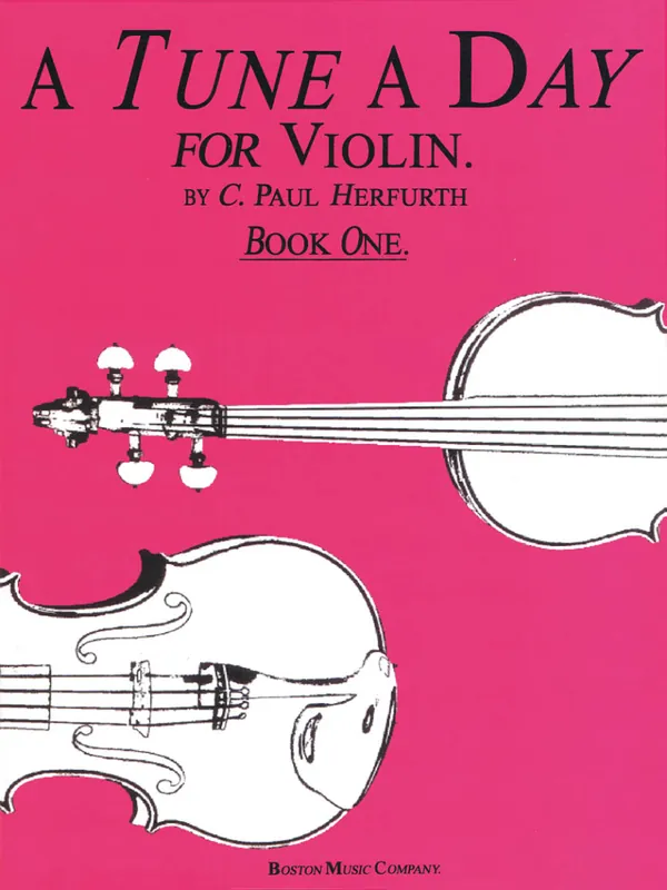 Boston Music Company A Tune a Day, Book 1 - Herfurth - Violin - Book Promotion